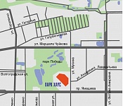 Park House, торговый центр (ТРК Парк Хаус). Схема проезда.